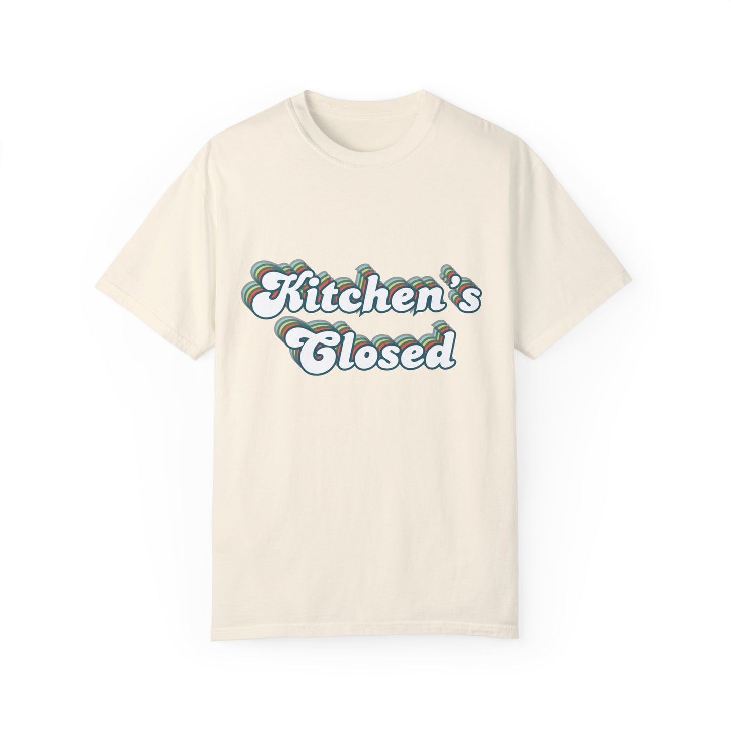 Kitchen's Closed Unisex Garment-Dyed T-shirt, Pickleball, Pickleball Player Shirt, Funny Pickleball T-Shirt, Pickleball Game Tee, Gift for Pickleball Player, Racquetball Shirt, Multiple Colors