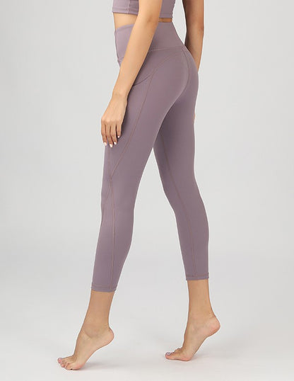 High Waist Leggings Yoga Pants with Pockets - Multiple Colors