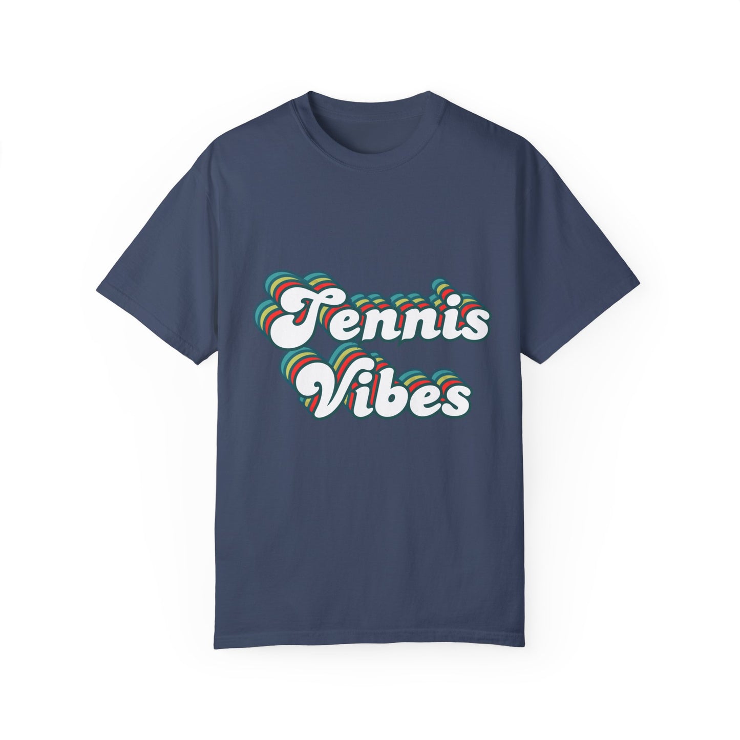 Retro Tennis Vibes Unisex Garment-Dyed T-shirt | Tennis | T-shirt | Multiple Colors