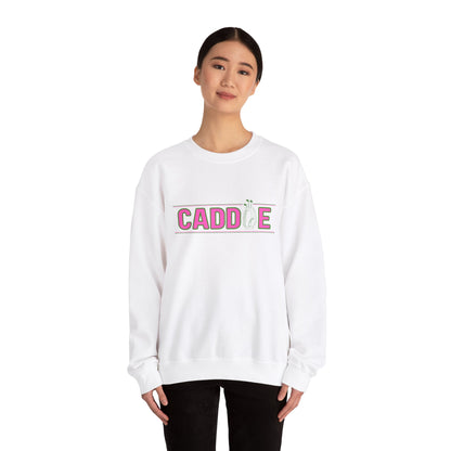 Pink and Green Caddie Unisex Heavy Blend Crewneck Sweatshirt, Golf,  Funny Golf Sweatshirt, Gifts for Golfers, Gifts for Women, Gifts for Men, Caddie