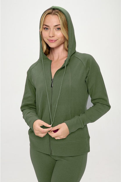 Basic Casual Active Hoodie & Leggings Set - Multiple Colors