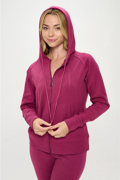 Basic Casual Active Hoodie & Leggings Set - Multiple Colors