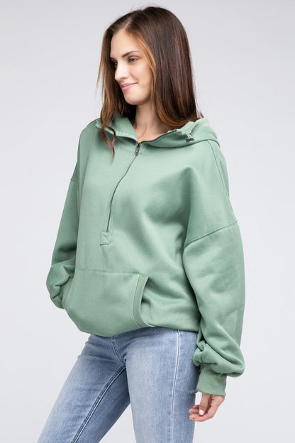 Stitch Detailed Elastic Hem Hoodie - Multiple Colors - LOW STOCK!