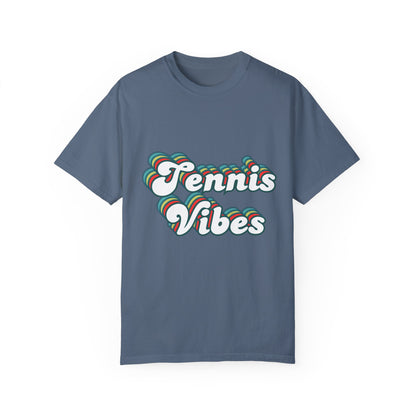 Retro Tennis Vibes Unisex Garment-Dyed T-shirt | Tennis | T-shirt | Multiple Colors