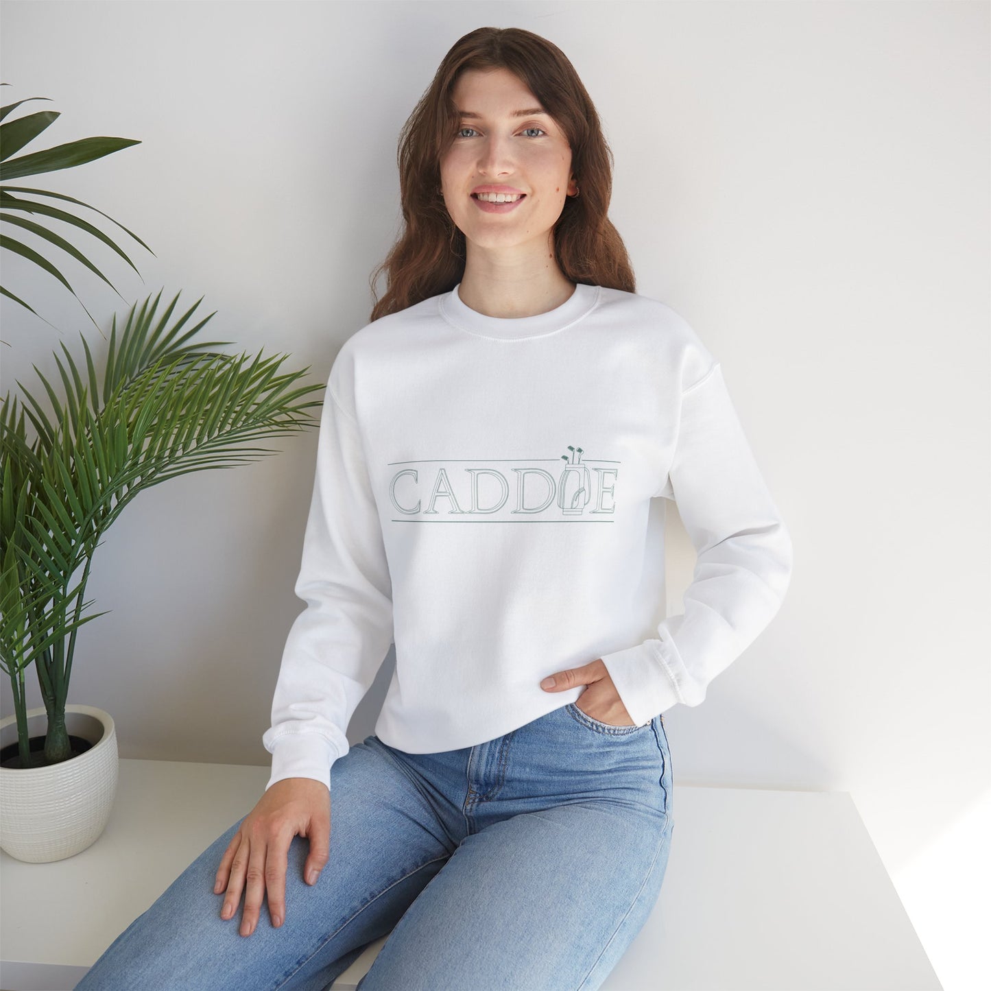 Sage Caddie Unisex Heavy Blend™ Crewneck Sweatshirt