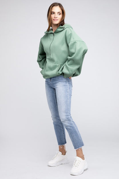 Stitch Detailed Elastic Hem Hoodie - Multiple Colors - LOW STOCK!