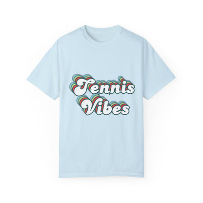 Retro Tennis Vibes Unisex Garment-Dyed T-shirt | Tennis | T-shirt | Multiple Colors