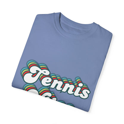 Retro Tennis Vibes Unisex Garment-Dyed T-shirt | Tennis | T-shirt | Multiple Colors