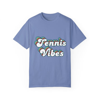 Retro Tennis Vibes Unisex Garment-Dyed T-shirt | Tennis | T-shirt | Multiple Colors