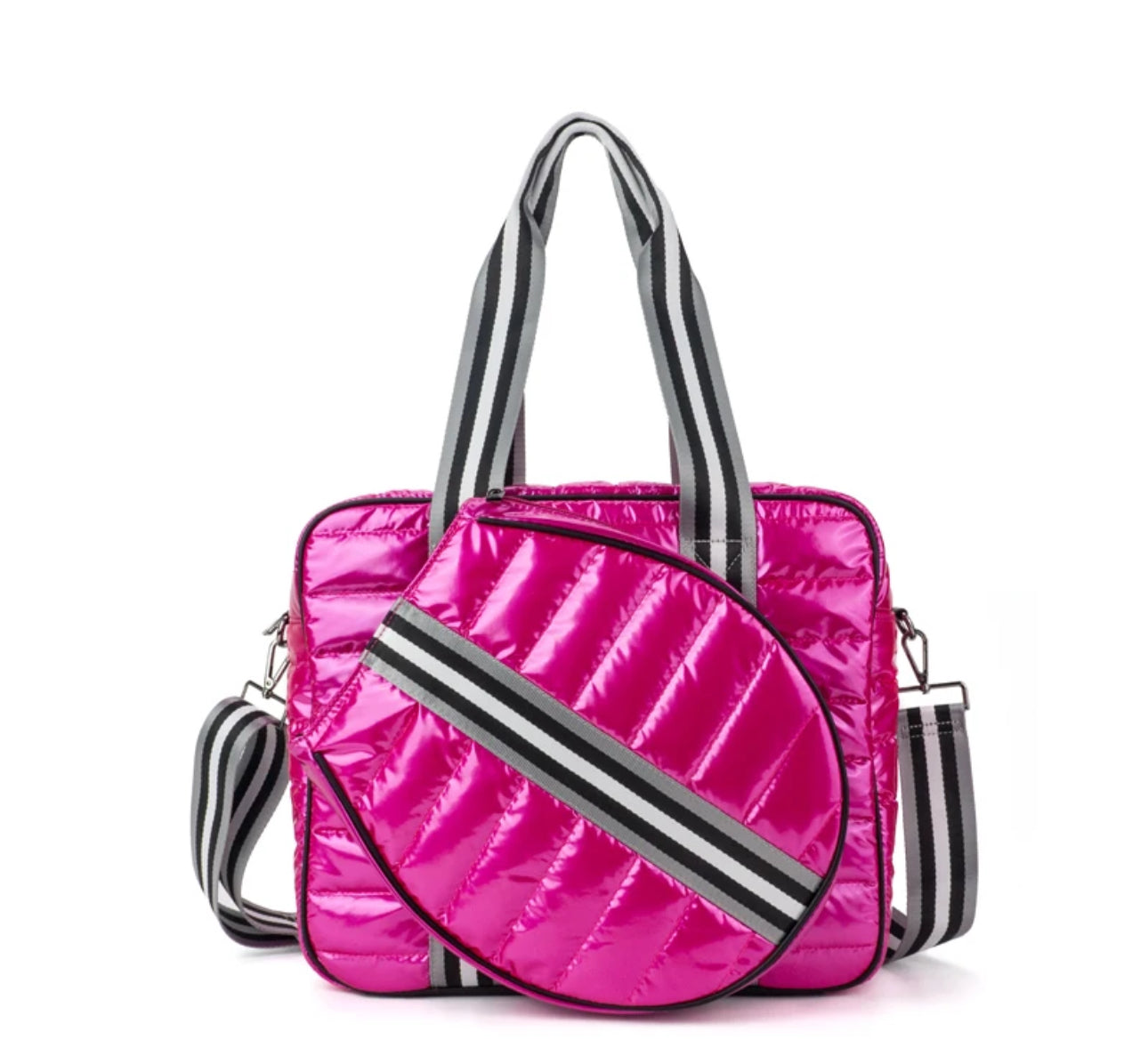 AceChic Quilted Puffer Tennis Tote | Multiple Colors Available | Stylish and Functional