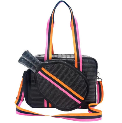 AceChic Quilted Puffer Pickleball Tote | Multiple Colors Available | Stylish and Functional