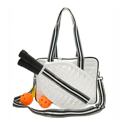 AceChic Quilted Puffer Pickleball Tote | Multiple Colors Available | Stylish and Functional