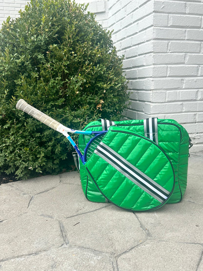 AceChic Quilted Puffer Tennis Tote | Multiple Colors Available | Stylish and Functional