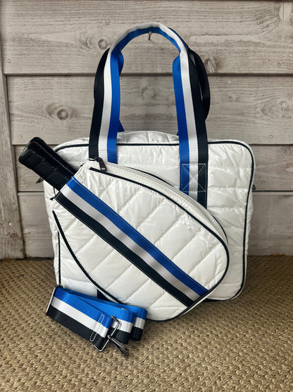 AceChic Quilted Puffer Pickleball Tote | Multiple Colors Available | Stylish and Functional