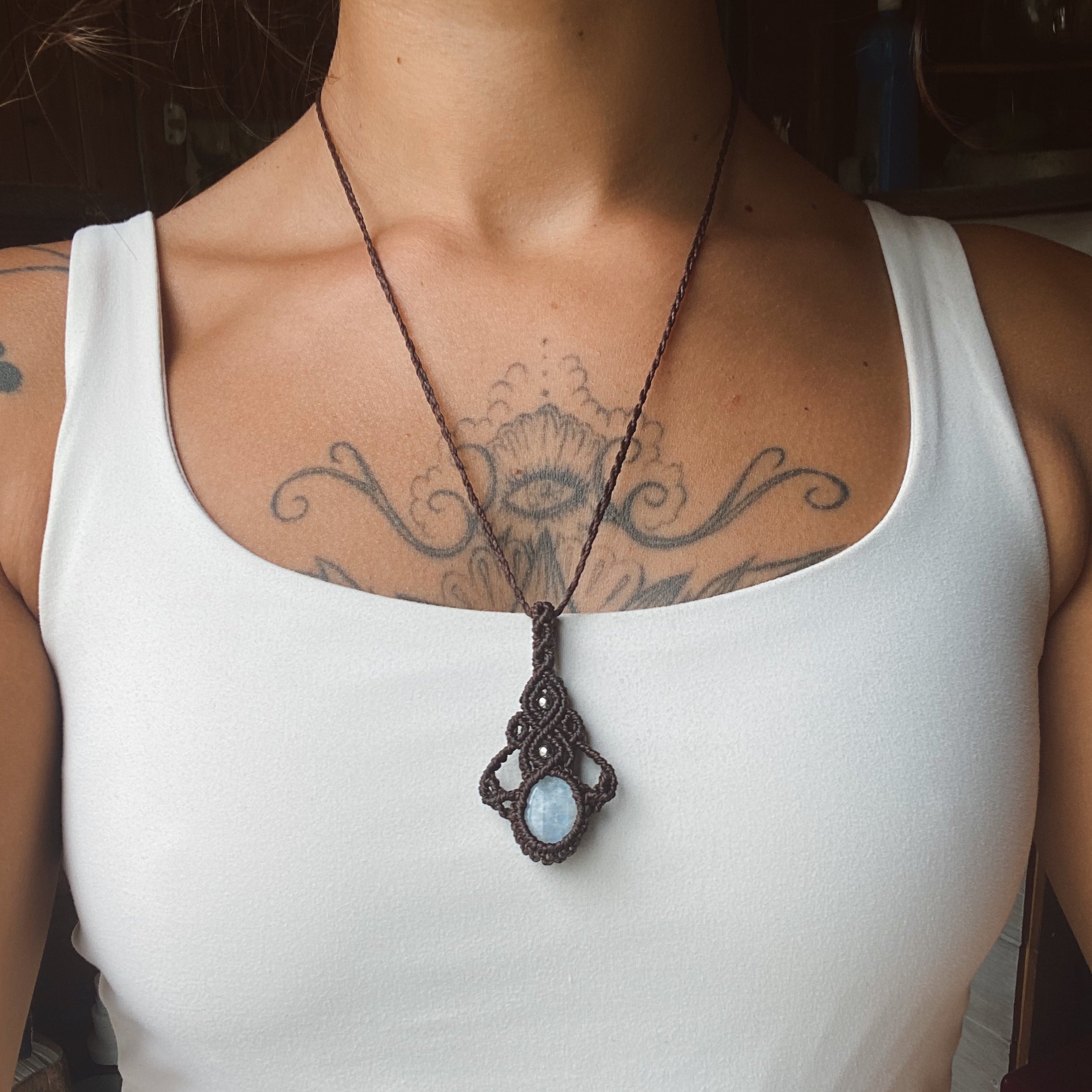 Collar "ECLIPSE" Piedra luna