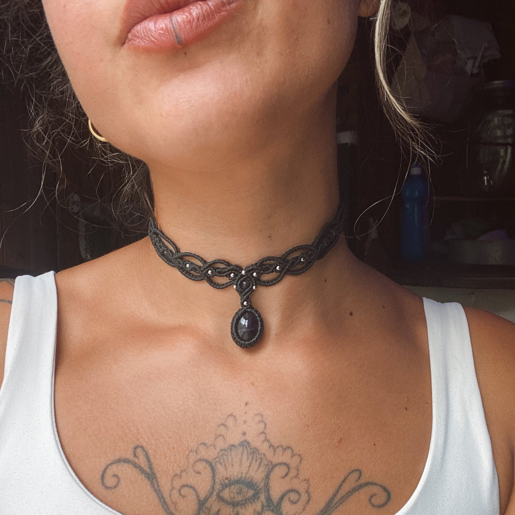 Collar "NÖTT" amatista