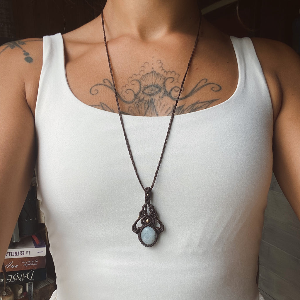 Collar "Eclipse" piedra luna