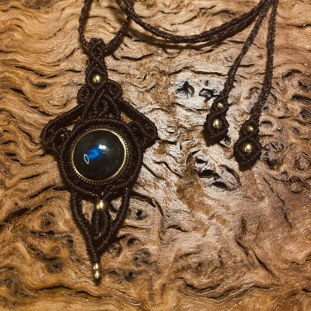 Collar "ECLIPSE" Labradorita