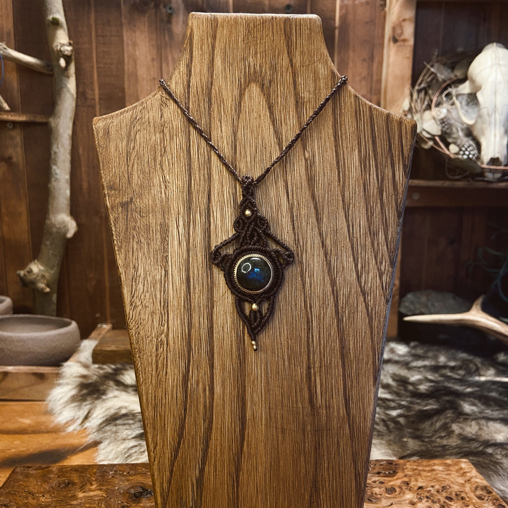 Collar "ECLIPSE" Labradorita